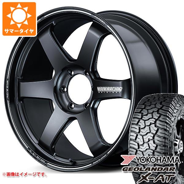 【タイヤ交換対象】FJクルーザー 10系用 サマータイヤ ヨコハマ ジオランダー X-AT G016 275/55R20 117T XL ブラックレター レイズ ボルクレーシング TE37 ウルトラ X 8.5-20 タイヤホイール4本セット