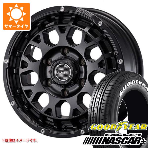 【タイヤ交換対象】NV350キャラバン E26用 2026年製 サマータイヤ グッドイヤー イーグル ＃1 ナスカープラス 215/65R16C 109/107R ホワイトレター SSR ディバイド G:M 6.5-16 タイヤホイール4本セット