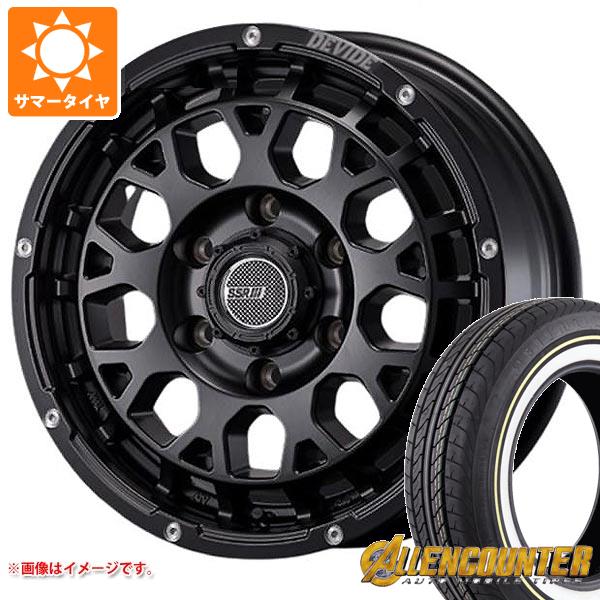 【タイヤ交換対象】NV350キャラバン E26用 サマータイヤ オーレンカウンター クラシックオーバル 215/65R16C 109/107T ホワイト/イエローリボン SSR ディバイド G:M 6.5-16 タイヤホイール4本セット