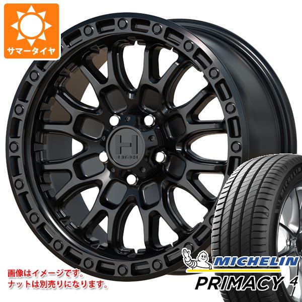 【タイヤ交換対象】エクリプスクロス GK系用 サマータイヤ ミシュラン プライマシー4 225/65R17 102H ホスタイル H135 リッジクレスト 8.0-17 タイヤホイール4本セット