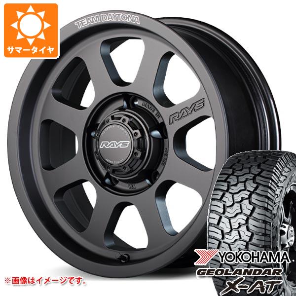 【タイヤ交換対象】スズキ ジムニーノマド JC74W用 サマータイヤ ヨコハマ ジオランダー X-AT G016 LT235/70R16 104/101Q ブラックレター レイズ デイトナ D108 6.0-16 タイヤホイール4本セット