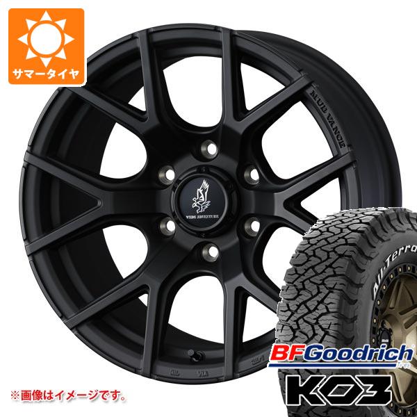 【タイヤ交換対象】トヨタ ランドクルーザー プラド 150系用 サマータイヤ BFグッドリッチ オールテレーンT/A KO3 LT265/70R17 118/115S ホワイトレター マッドヴァンス SD 8.0-17 タイヤホイール4本セット