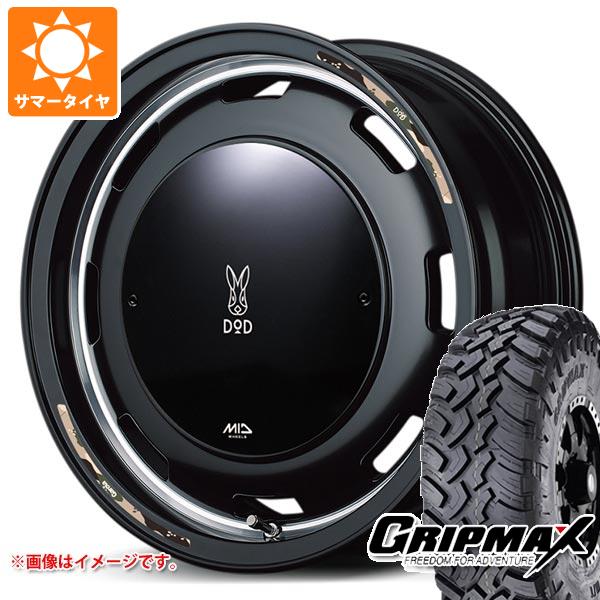 【タイヤ交換対象】ダイハツ アトレーワゴン S300系用 サマータイヤ グリップマックス マッドレイジ M/T 185R14C 102/100Q ホワイトレター ウシャリントバリ 4.5-14 タイヤホイール4本セット