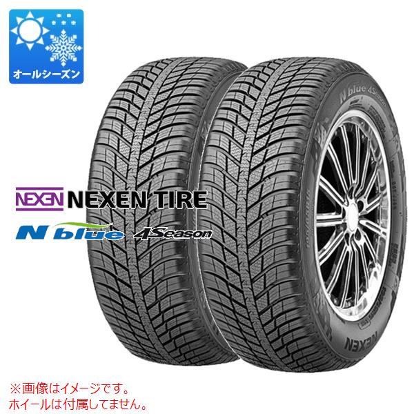 【タイヤ交換対象】2本 オールシーズン 155/65R14 75T ネクセン エヌブルー 4シーズン NEXEN N'blue 4Season