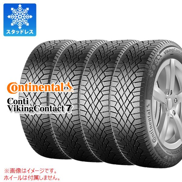 【タイヤ交換対象】4本 スタッドレスタイヤ 175/55R15 77T コンチネンタル バイキングコンタクト7 CONTINENTAL VikingContact7