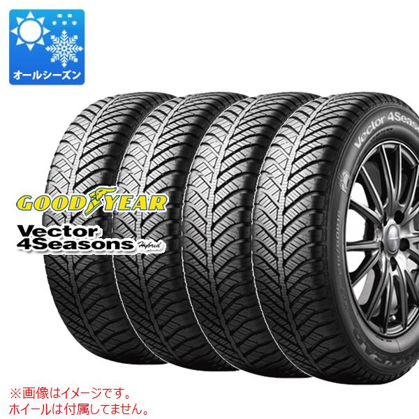 【タイヤ交換対象】4本 オールシーズン 195/60R15 88H グッドイヤー ベクター 4シーズンズ ハイブリッド GOODYEAR Vector 4Seasons Hybrid