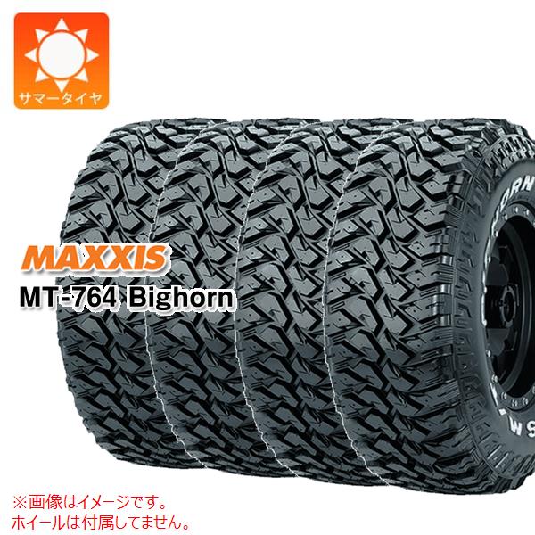 【タイヤ交換対象】4本 サマータイヤ 205R16 110/108Q 8PR マキシス MT-764 ビッグホーン ブラックサイドウォール MAXXIS MT-764 Bighorn