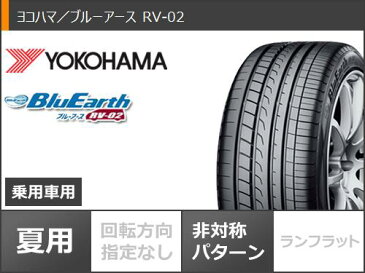 RAV4 50系専用 サマータイヤ ヨコハマ ブルーアース RV-02 235/65R17 108V XL KMC XD775 ロックスター 8.0-17 タイヤホイール4本セット