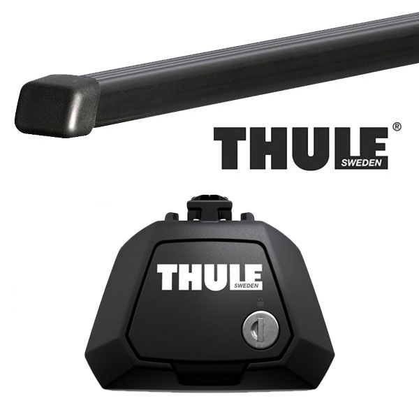 THULE メルセデスベンツ GLE (W167)ルーフレール付 19〜 ルーフキャリア取付1台分セット TH710410+TH7124【沖縄・離島発送不可】