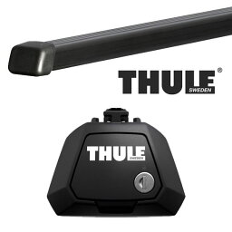 THULE フォルクスワーゲン ティグアン ルーフレール付 08〜 ルーフキャリア取付1台分セット TH710410+TH7122【沖縄・離島発送不可】