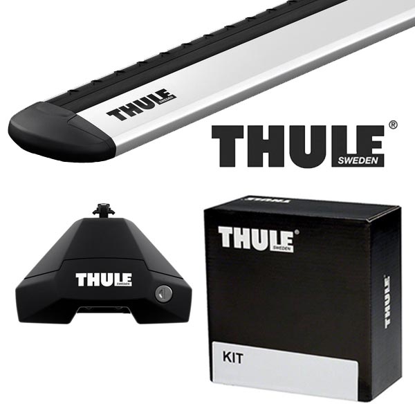 THULE ホンダ CR-V ルーフレールなし H30/8〜 ルーフキャリア取付1台分セット TH7105+TH7114+THKIT5046【沖縄・離島発送不可】