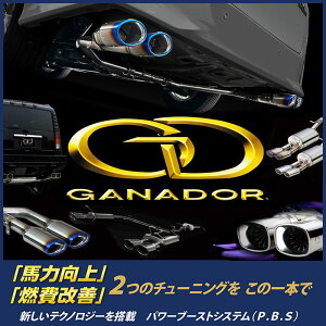 GANADOR マフラー Vertex 4WD/SUV ミツビシ デリカ D:5 DBA-CV5W H19/2〜 品番:GVE-004PO ガナドール【沖縄・離島発送不可】