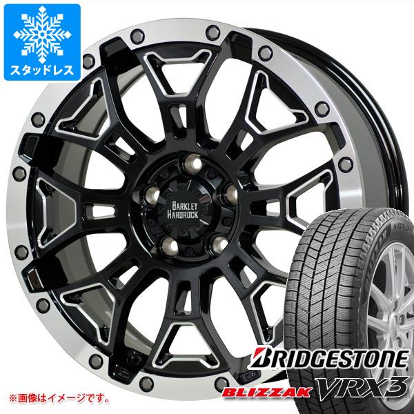 【タイヤ交換対象】T32エクストレイル用 スタッドレス ブリヂストン ブリザック VRX3 225/70R16 103Q バークレイハードロック エルバート タイヤホイール4本セット
