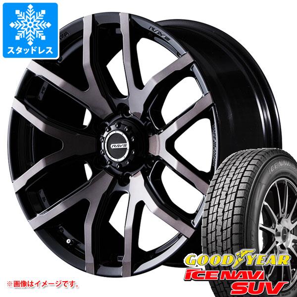 【タイヤ交換対象】ハイラックス 120系用 スタッドレス グッドイヤー アイスナビ SUV 265/60R18 110Q レイズ デイトナ FDX F6 タイヤホイール4本セット