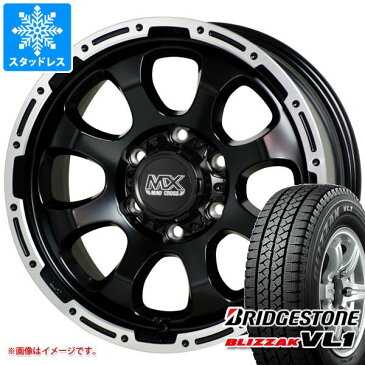 ハイエース 200系用 2022年製 スタッドレス ブリヂストン ブリザック VL1 195/80R15 107/105L マッドクロスグレイス タイヤホイール4本セット