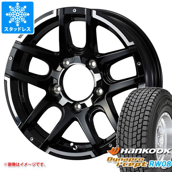 【タイヤ交換対象】5本セット ジムニー用 スタッドレス ハンコック ダイナプロアイセプト RW08 175/80R16 91Q マッドヴァンス04 タイヤホイール5本セット