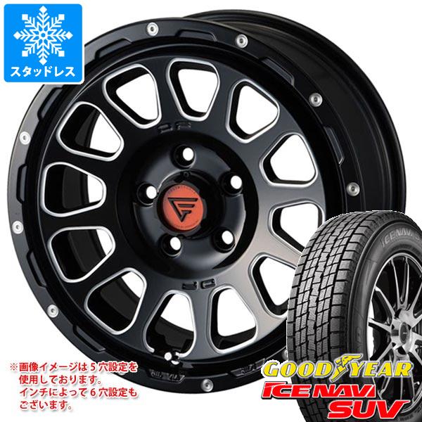 【タイヤ交換対象】ジープ ラングラー JK/JL系用 スタッドレス グッドイヤー アイスナビ SUV 265/70R17 115Q デルタフォース オーバル タイヤホイール4本セット