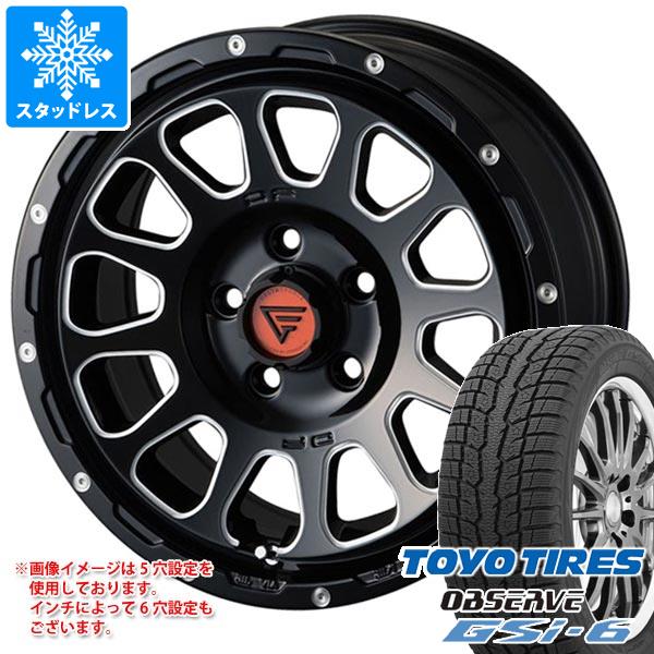 【タイヤ交換対象】ジープ ラングラー JK/JL系用 スタッドレス トーヨー オブザーブ GSi-6 265/70R17 115Q デルタフォース オーバル タイヤホイール4本セット