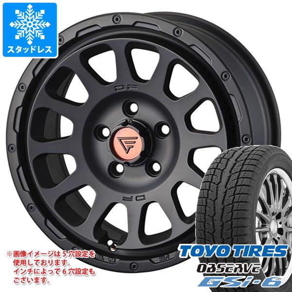 【タイヤ交換対象】FJクルーザー 10系用 スタッドレス トーヨー オブザーブ GSi-6 265/70R17 115Q デルタフォース オーバル タイヤホイール4本セット
