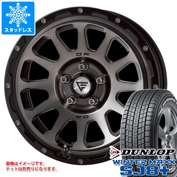 【タイヤ交換対象】ジープ ラングラー JK/JL系用 スタッドレス ダンロップ ウインターマックス SJ8 プラス 265/70R17 115Q デルタフォース オーバル タイヤホイール4本セット