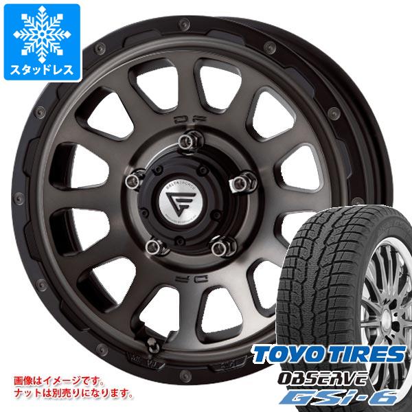 【タイヤ交換対象】5本セット ジムニー JB64W用 2025年製 スタッドレス トーヨー オブザーブ GSi-6 215/70R16 100Q デルタフォース オーバル タイヤホイール5本セット