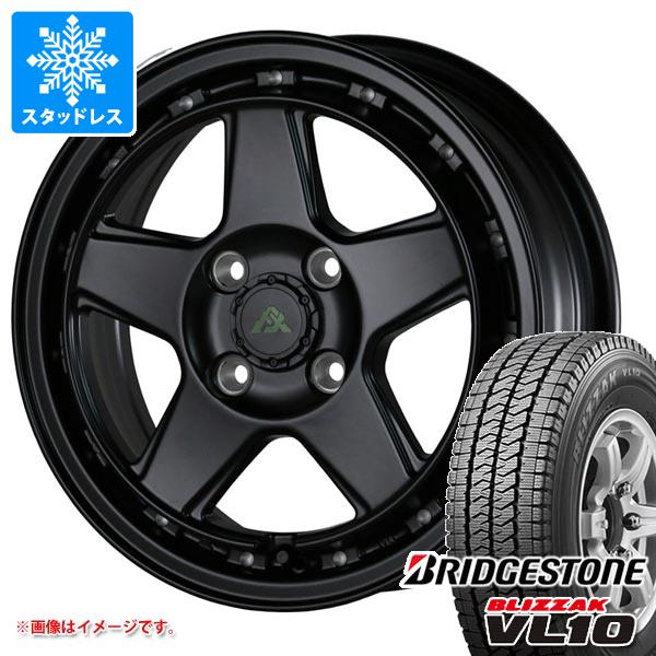 【タイヤ交換対象】ハイゼットトラック S500系用 スタッドレス ブリヂストン ブリザック VL10 145/80R12 80/78N (145R12 6PR相当) ドゥオール フェニーチェ クロス XC5 タイヤホイール4本セット