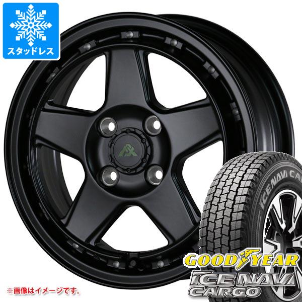 【タイヤ交換対象】キャリイ DA16T用 スタッドレス グッドイヤー アイスナビカーゴ 145/80R12 80/78N (145R12 6PR相当) ドゥオール フェニーチェ クロス XC5 タイヤホイール4本セット