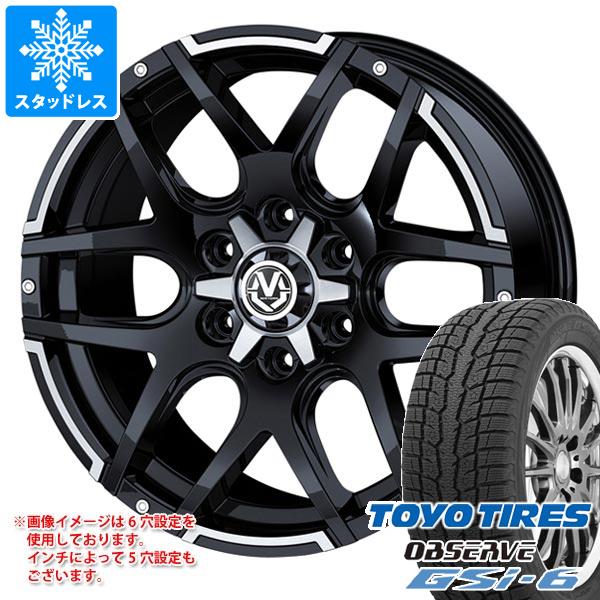 【タイヤ交換対象】デリカD:5用 スタッドレス トーヨー オブザーブ GSi-6 215/70R16 100Q マッドヴァンス04 タイヤホイール4本セット