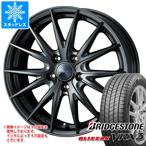 【タイヤ交換対象】クロストレック GU系用 スタッドレス ブリヂストン ブリザック VRX3 225/60R17 99Q ヴェルヴァ スポルト2 タイヤホイール4本セット