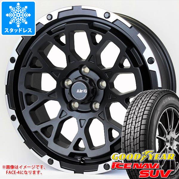 【タイヤ交換対象】ジープ ラングラー JK/JL系用 スタッドレス グッドイヤー アイスナビ SUV 265/70R17 115Q エアージー ロックス タイヤホイール4本セット