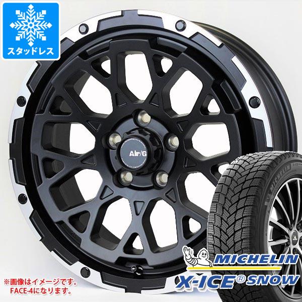 【タイヤ交換対象】5本セット ジープ ラングラー JK/JL系用 スタッドレス ミシュラン エックスアイススノー SUV 265/70R17 115T エアージー ロックス タイヤホイール5本セット