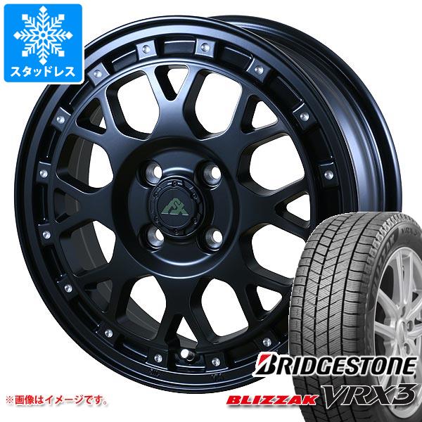 【タイヤ交換対象】スタッドレスタイヤ ブリヂストン ブリザック VRX3 155/70R12 73Q ＆ ドゥオール フェニーチェ クロス XC8 4.0-12 タイヤホイール4本セット155/70-12 BRIDGESTONE BLIZZAK VRX3