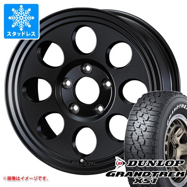 【タイヤ交換対象】デリカD5用 スタッドレス ダンロップ グラントレック XS1 LT215/70R16 100/97N ホワイトレター ジムライン タイプ2 タイヤホイール4本セット