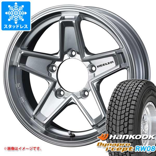 【タイヤ交換対象】ジムニー用 スタッドレス ハンコック ダイナプロアイセプト RW08 175/80R16 91Q キーラー タクティクス タイヤホイール4本セット