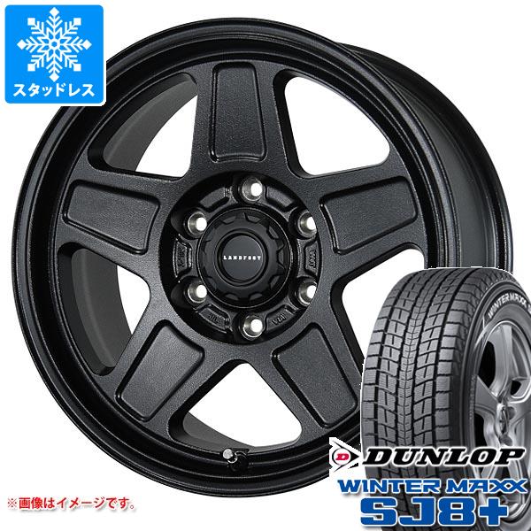 【タイヤ交換対象】ランドクルーザー プラド 150系用 スタッドレス ダンロップ ウインターマックス SJ8 プラス 265/65R17 112Q ランドフット GWD タイヤホイール4本セット