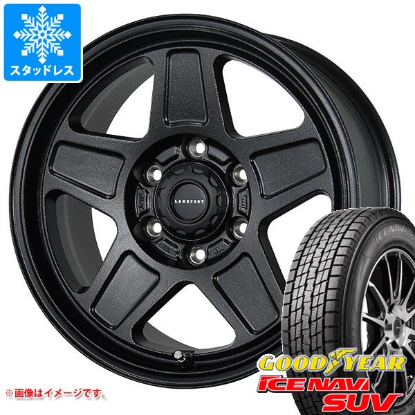 【タイヤ交換対象】ランドクルーザー プラド 150系用 スタッドレス グッドイヤー アイスナビ SUV 265/70R17 115Q ランドフット GWD タイヤホイール4本セット