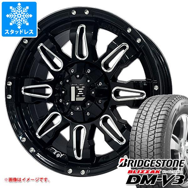 【タイヤ交換対象】デリカD:5用 2023年製 スタッドレス ブリヂストン ブリザック DM-V3 225/65R17 102Q オフビート レクセル バレーノ オフロードスタイル タイヤホイール4本セット