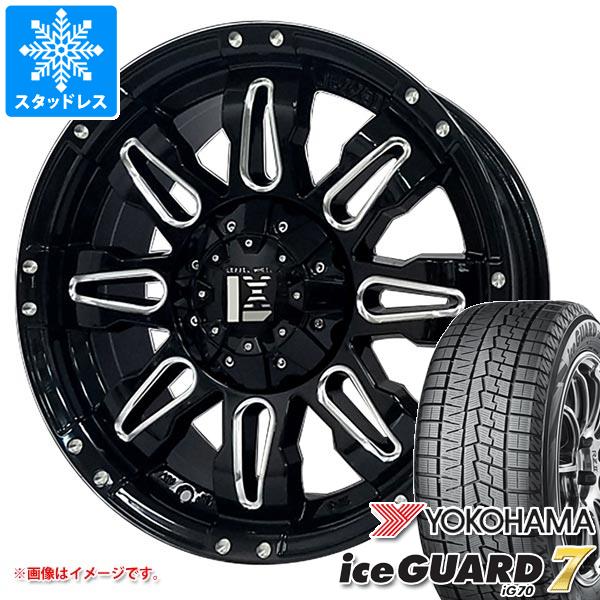 【タイヤ交換対象】デリカD:5用 スタッドレス ヨコハマ アイスガードセブン iG70 225/65R17 102Q オフビート レクセル バレーノ オフロードスタイル タイヤホイール4本セット