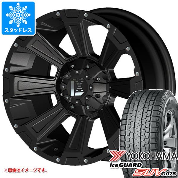 【タイヤ交換対象】T32エクストレイル用 2023年製 スタッドレス ヨコハマ アイスガード SUV G075 225/70R16 103Q オフビート レクセル オフロードスタイル デスロック タイヤホイール4本セット