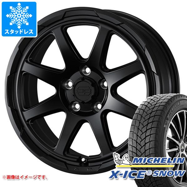 【タイヤ交換対象】エクリプスクロス GK系用 スタッドレス ミシュラン エックスアイススノー SUV 225/65R17 106T XL スタットベルク タイヤホイール4本セット