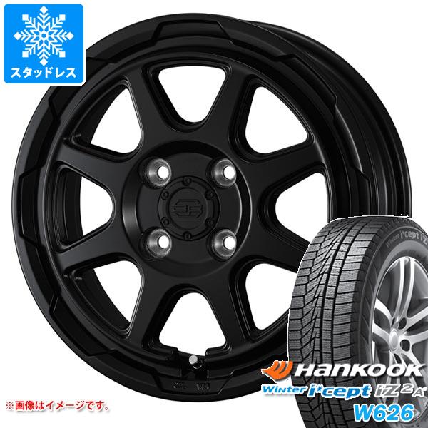 【タイヤ交換対象】キャリイ DA16T用 スタッドレス ハンコック ウィンターアイセプト IZ2エース W626 165/60R15 77T スタットベルク タイヤホイール4本セット