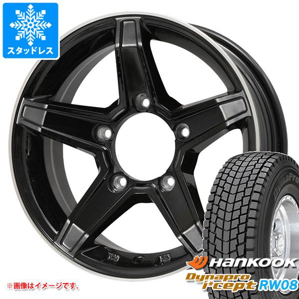 【タイヤ交換対象】ジムニー用 スタッドレス ハンコック ダイナプロアイセプト RW08 175/80R16 91Q プレミックス エステラ タイヤホイール4本セット