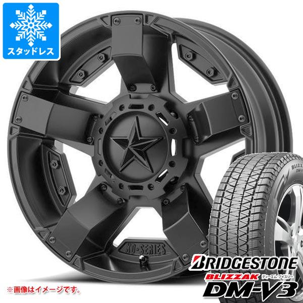 【タイヤ交換対象】ランドクルーザー プラド 150系用 スタッドレス ブリヂストン ブリザック DM-V3 265/65R17 112Q KMC XD811 ロックスター2 タイヤホイール4本セット