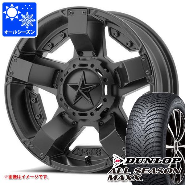 デリカD:5用 オールシーズンタイヤ ダンロップ オールシーズンマックス AS1 225/65R17 106H XL KMC XD811 ロックスター2 8.0-17 タイヤホイール4本セット