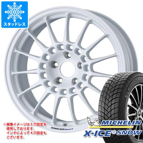 【タイヤ交換対象】2025年製 スタッドレスタイヤ ミシュラン エックスアイススノー SUV 235/65R17 108T XL ＆ エンケイ スポーツ RC-T5 8.0-17 タイヤホイール4本セット235/65-17 MICHELIN X-ICE SNOW SUV(2)