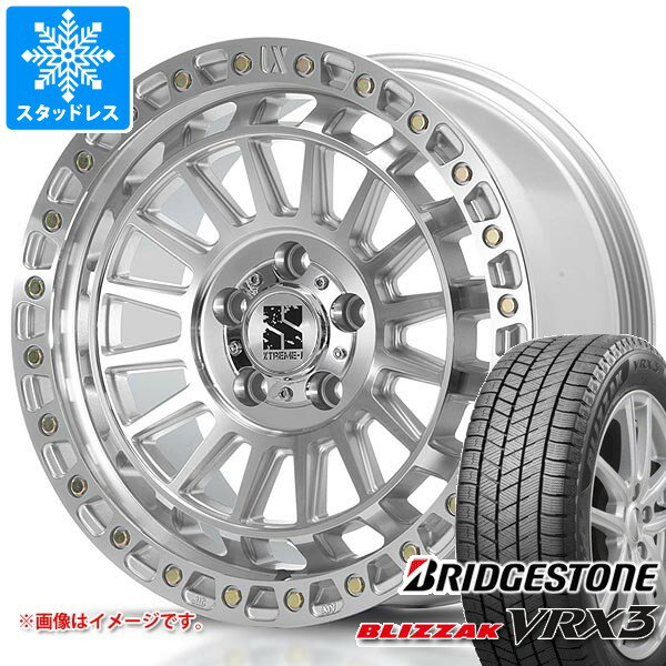 【タイヤ交換対象】ミツビシ デリカD5用 スタッドレス ブリヂストン ブリザック VRX3 215/70R16 100Q MLJ エクストリームJ XJ08 タイヤホイール4本セット