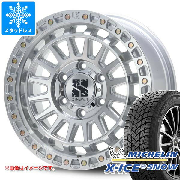 【タイヤ交換対象】トヨタ ランドクルーザー プラド 150系用 スタッドレス 2025年製 ミシュラン エックスアイススノー SUV 265/65R17 112T MLJ エクストリームJ XJ08 タイヤホイール4本セット