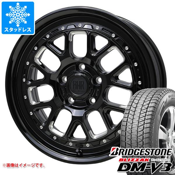 【タイヤ交換対象】アウトランダー GF/GG系用 スタッドレス ブリヂストン ブリザック DM-V3 215/70R16 100Q バークレイハードロック ヒューロン タイヤホイール4本セット