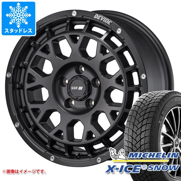 【タイヤ交換対象】デリカD5用 2025年製 スタッドレス ミシュラン エックスアイススノー SUV 235/65R17 108T XL SSR ディバイド G:M タイヤホイール4本セット