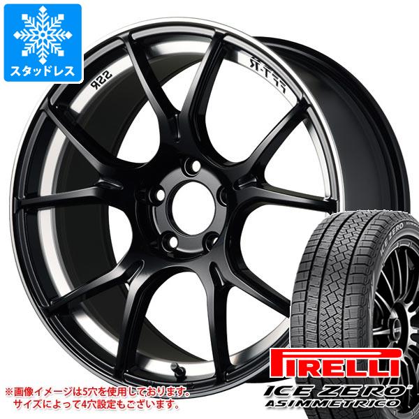 【タイヤ交換対象】2025年製 スタッドレスタイヤ ピレリ アイスゼロアシンメトリコ 195/65R16 92H ＆ SSR GTX02 6.5-16 タイヤホイール4本セット195/65-16 PIRELLI ICE ZERO ASIMMETRICO